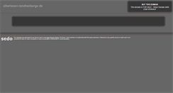 Desktop Screenshot of neu.altwriezen-landherberge.de