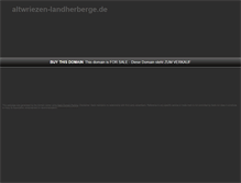 Tablet Screenshot of neu.altwriezen-landherberge.de